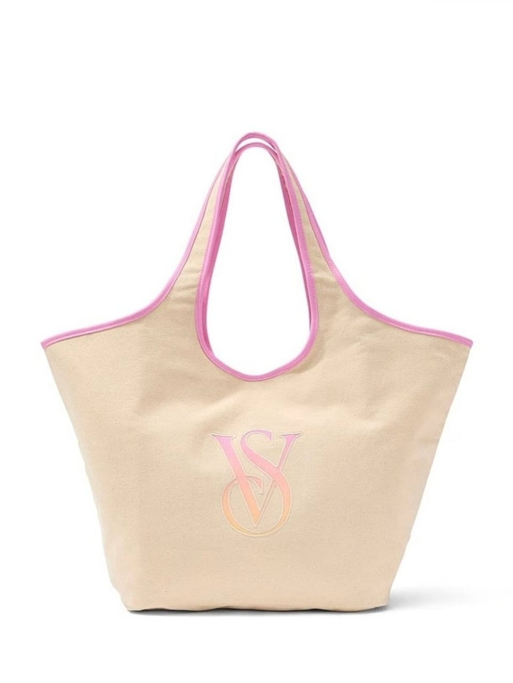 VICTORIA'S SECRET Ombré Monogram Logo Tote Bag